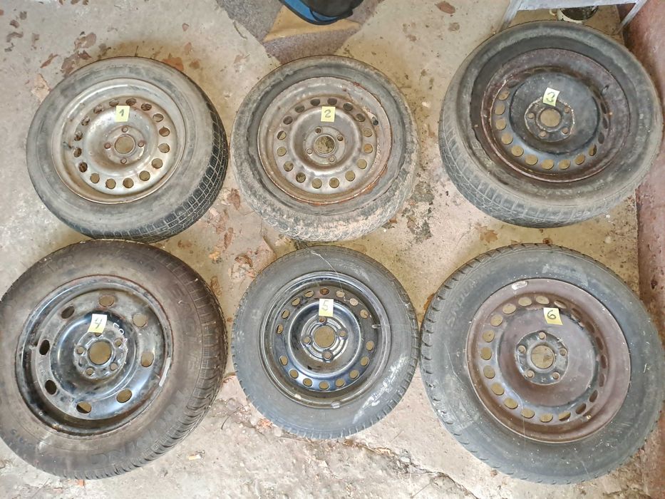 Гуми с джанти /6 броя/ Ниска цена