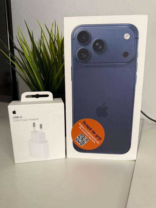 Apple Iphone 17 Pro Max, Deep Blue, Sigilat NOU, Factura + Garantie