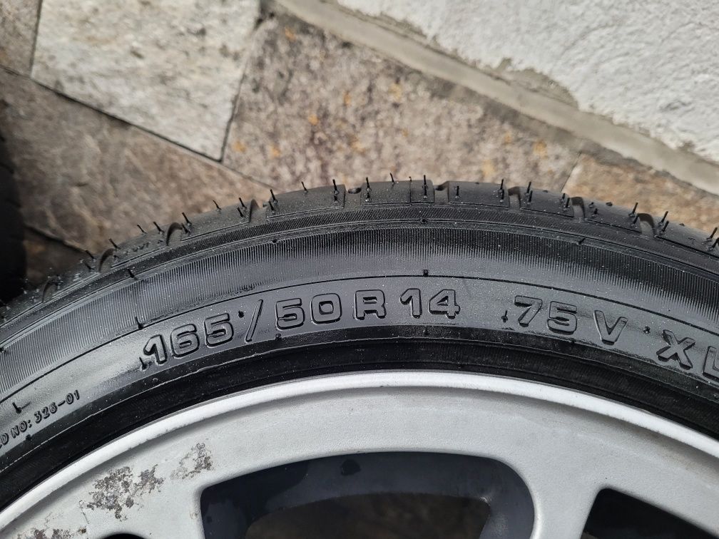 Джанти Pirelli 14 цола 4х100 , 6j , et38 , 165/50/14 Vw , Opel , Honda