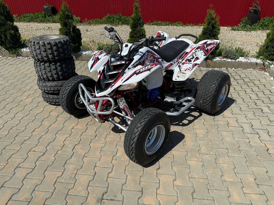 YAMAHA RAPTOR 660R impecabil 8roti masalier toba+telescop+flanse sport