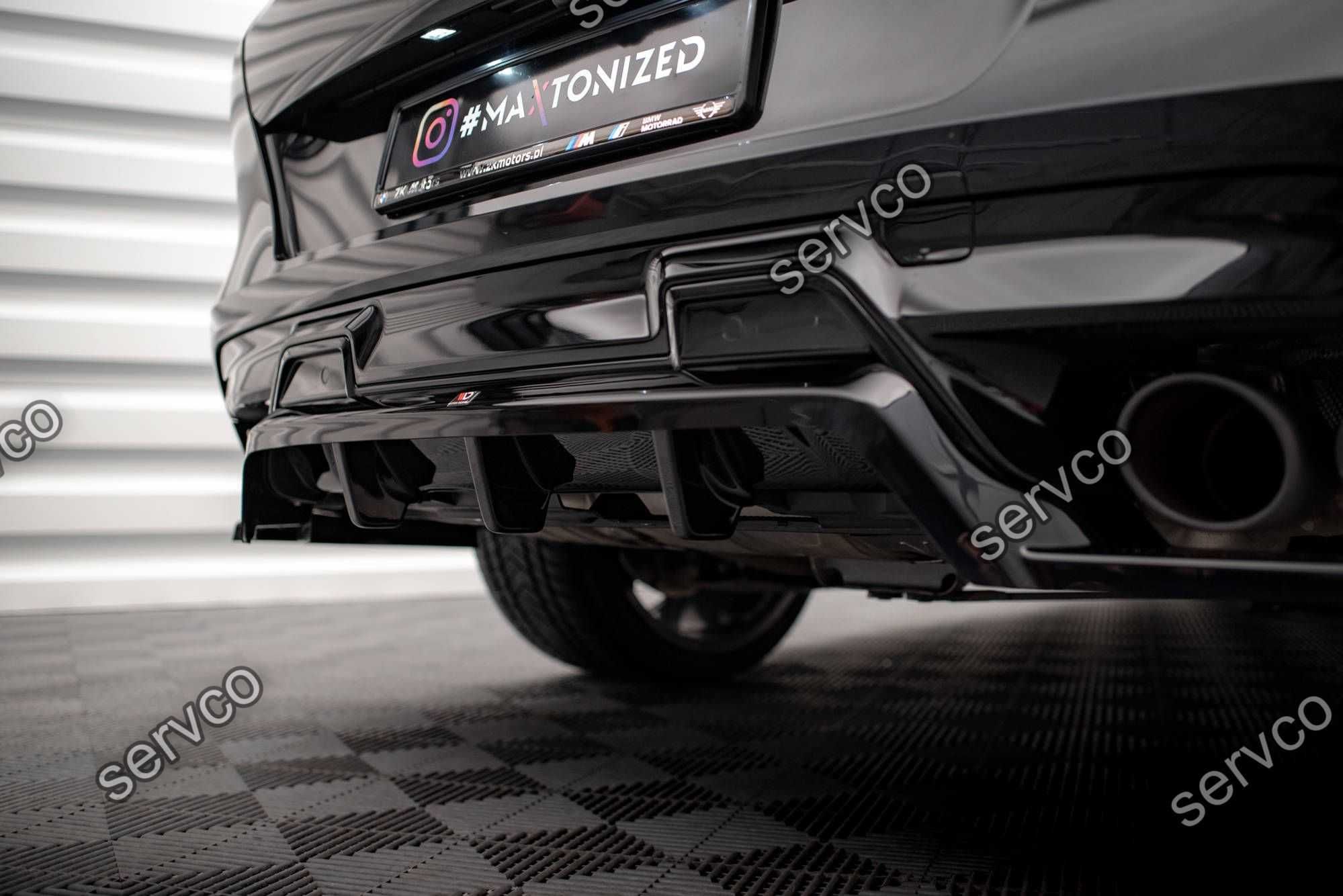 Prelungire splitter bara spate Bmw X6 M F96 2020- v1 - Maxton Design
