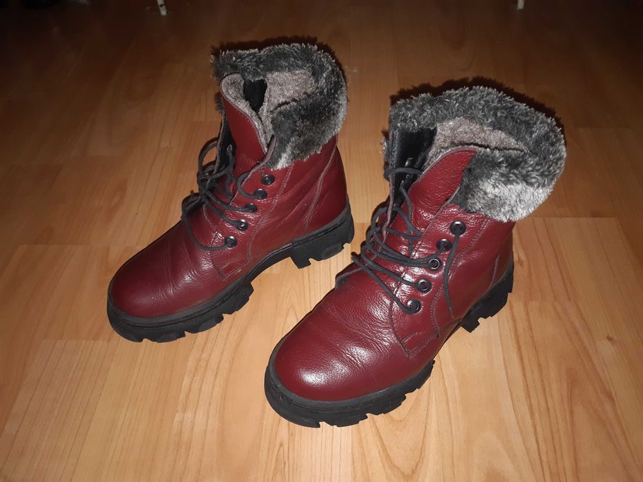 Ghete iarna piele fetite, Marelbo, marime 32