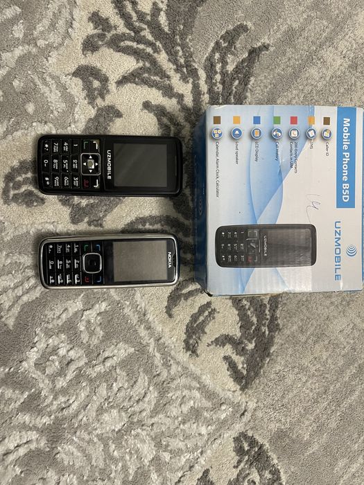 Продаётся кнопочные телефоны UZMOBILE и NOKIA PERFECTUM