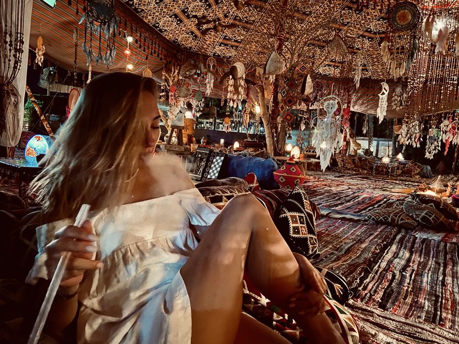 Дамска ленена рокля