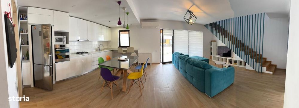 Vila individuala 5 cam. de inchiriat, 165 mp, terasa 30 mp, parcare 4