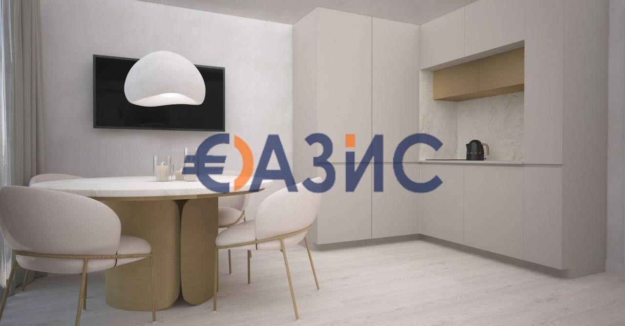 Апартамент с 1 спалня в J'adore Blanc, от 55,30 кв.м., Слънчев бряг,