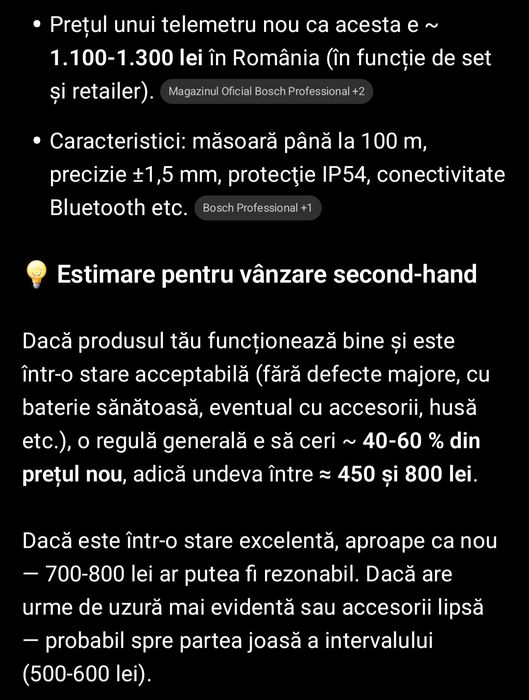 Bosch laser Profesional GLM 100 C