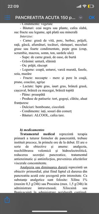 Îngrijirea pacientului cu pancreatită acută
