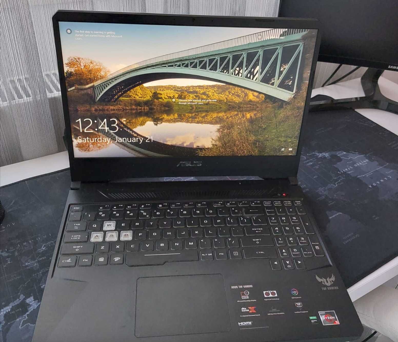 Laptop Gaming ASUS TUF FX505DT (AMD Ryzen 5 3550H, GeForce® GTX 1650)