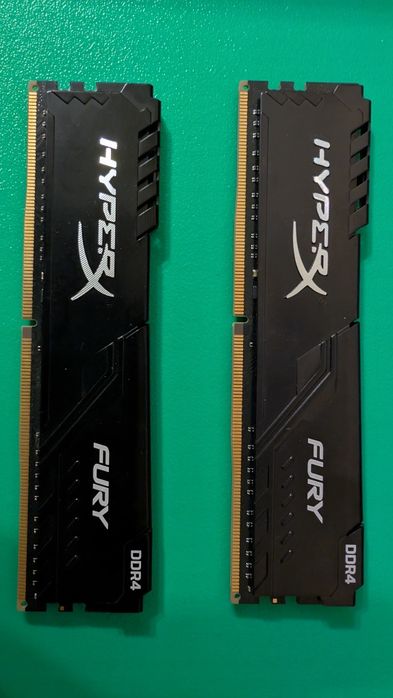 16gb (2x8) DDR4 3200 Kingston  FURY