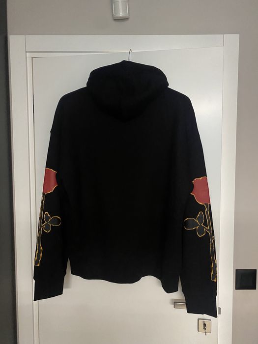 PALM ANGELS SIDE ROSES HOODIE Black/Red.100% oригинал.НОВ.RP - 1200лв