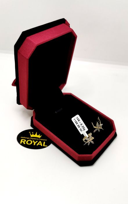 Bijuteria Royal cercei din aur 3.23 gr