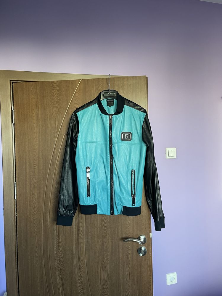 Fred Hardie Luxury Яке от Естествена кожа Varsity Jacket Diesel Nike