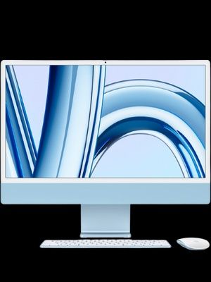 iMac 24 M3 blue 10 core GPU with Touch новый запечатенный из США