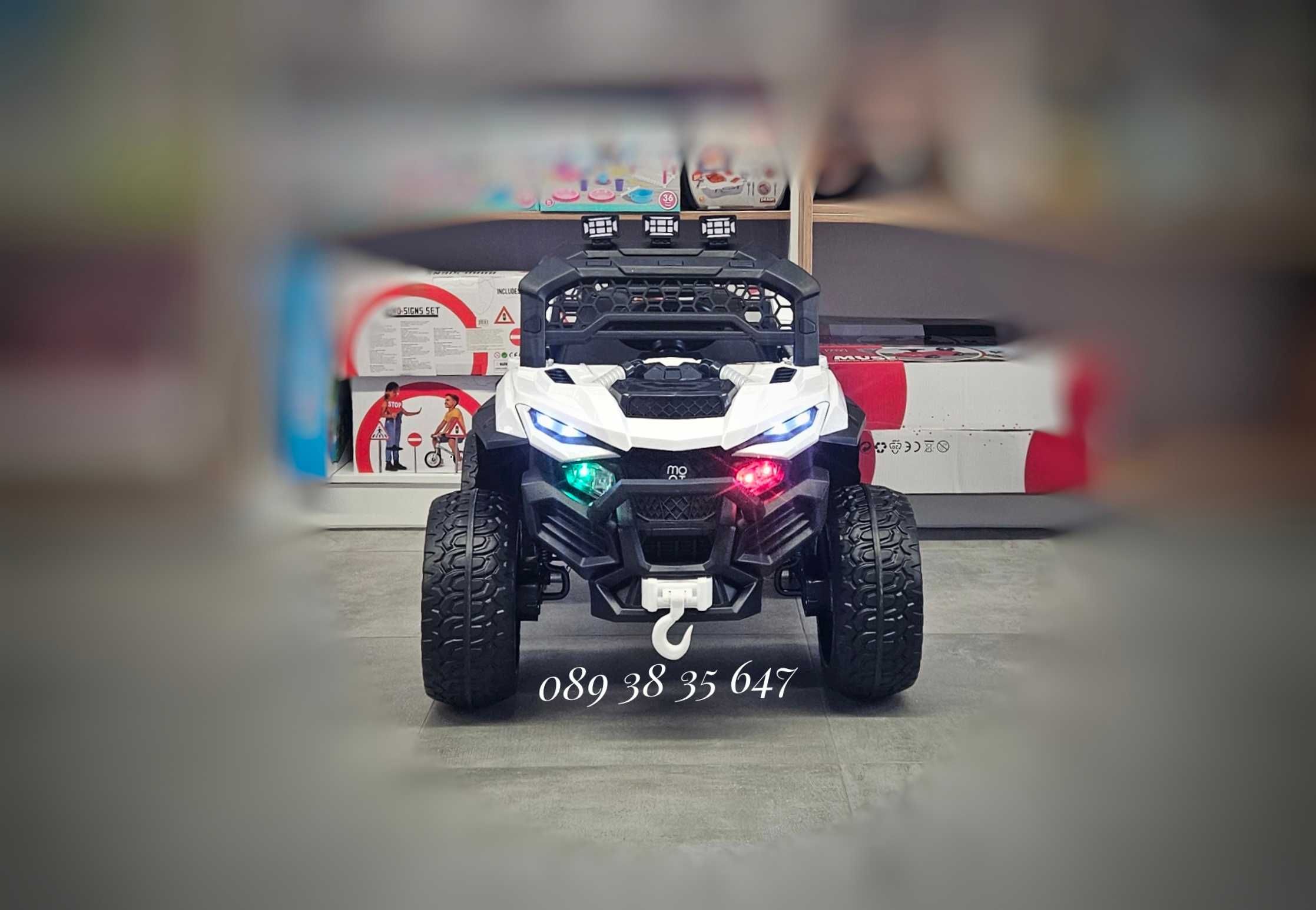 ПРОМОЦИЯ!НОВО!Акумулаторен джип Dust с 12V батерия,USB,МЕКИ ГУМИ,4Х4