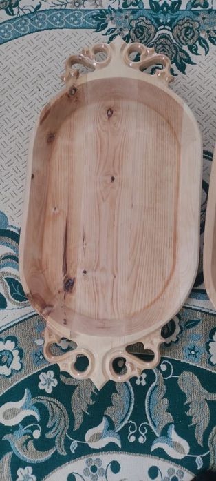 Ағаш табақ қолдан