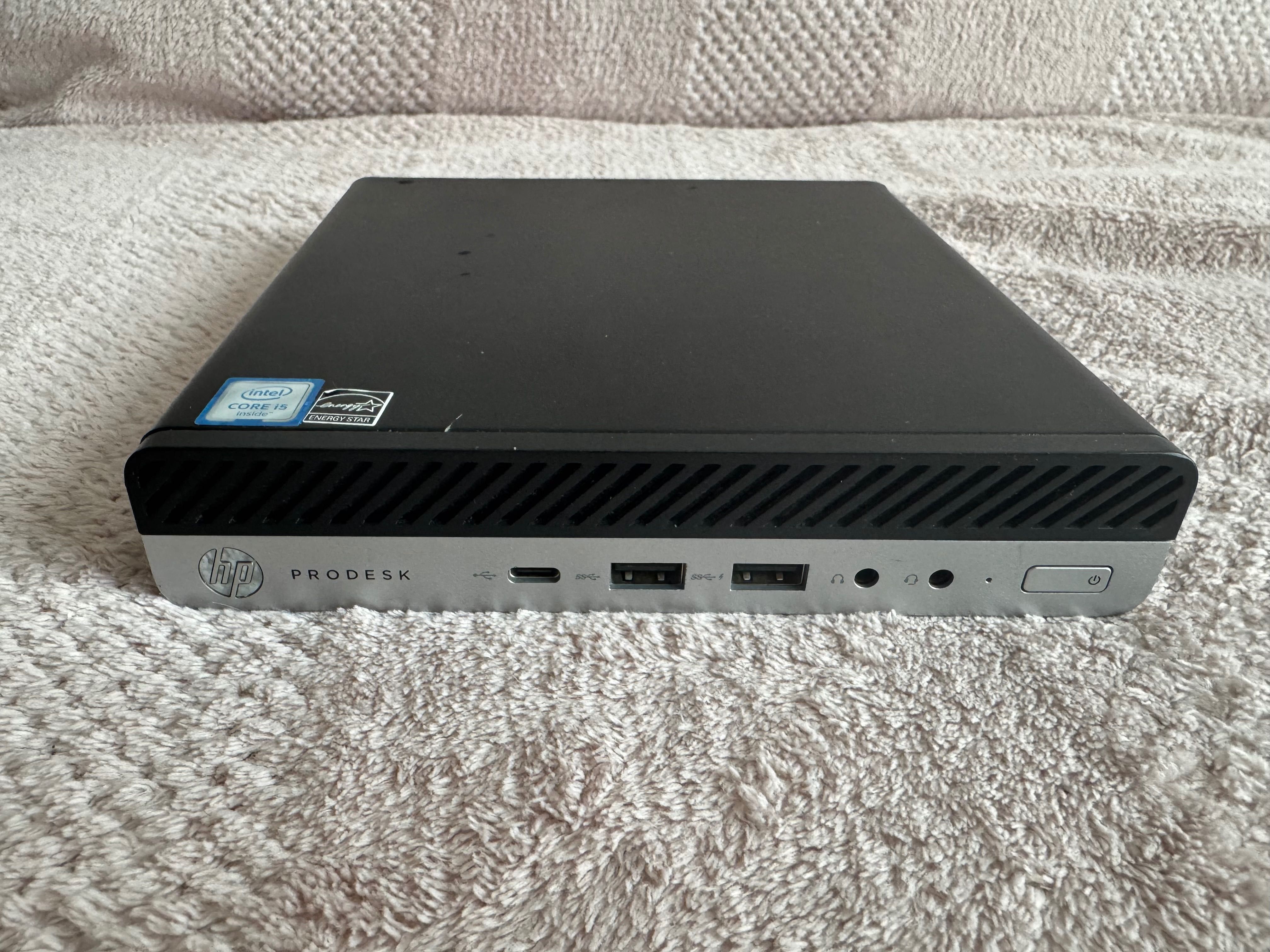 HP prodesk 600 g3 mini - i5-6500T, 4GB DDR4, 240GB ssd
