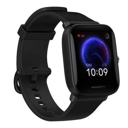 Смарт часовник Amazfit Watch Bip U черен