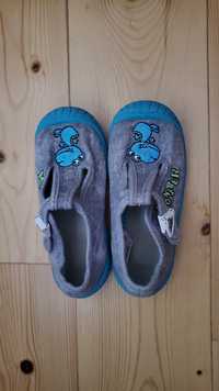 Papuci de casa baieti gri bleu marimea 26