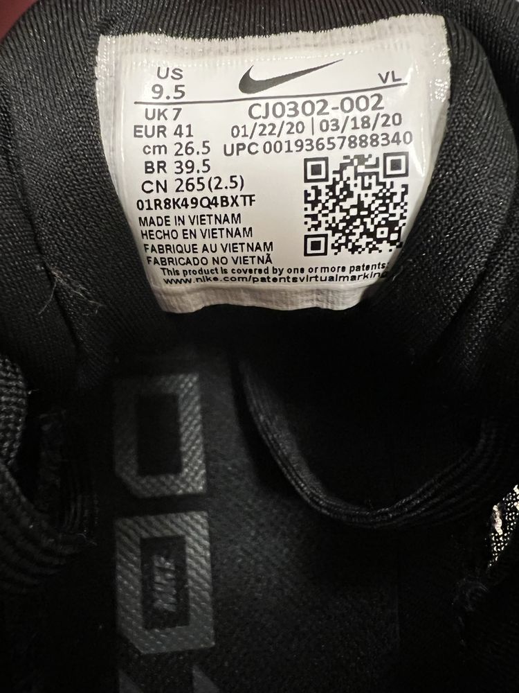 Маратонки женски 41 номер - Nike running zoom winflo 7 black