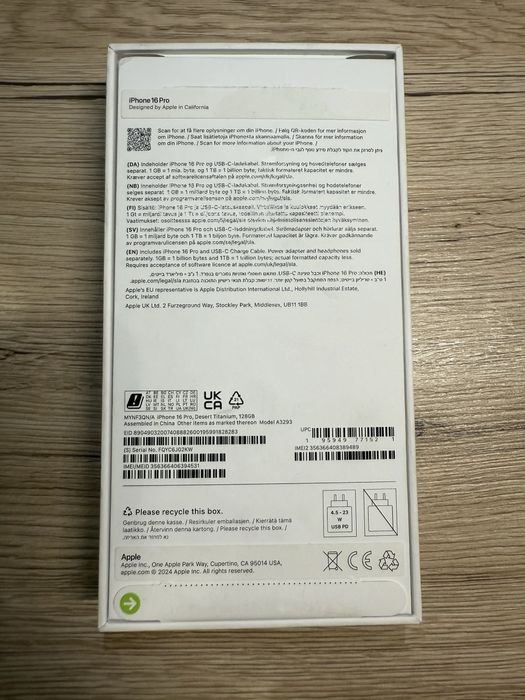 Iphone 16 pro Desert Titanium