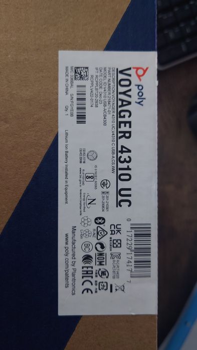 Căști office call center poly voyager UC 4310