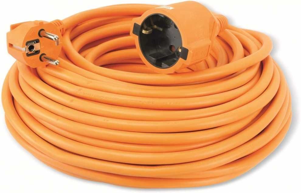 Удължител разклонител кабел за ток с щепсел и контакт тип шуко 30 мт