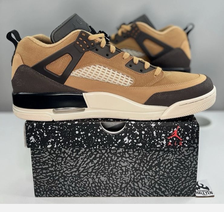Pantofi Jordan Spizike Low Flax/Baroque Brown-Black-Sanddrift
