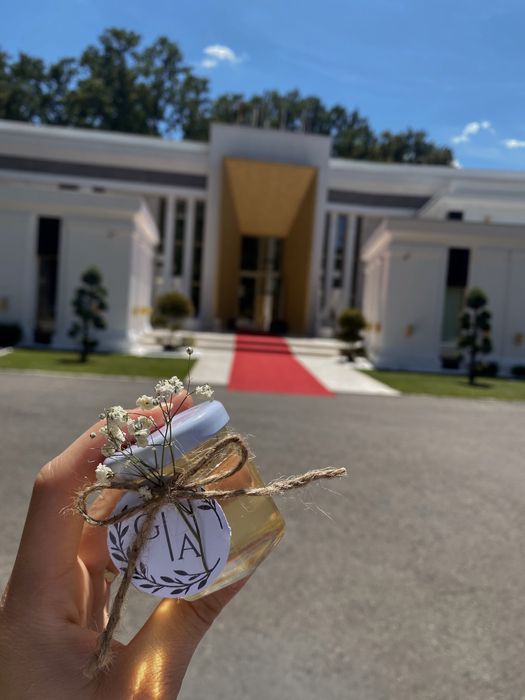 Marturii nunta, evenimente- borcane de miere personalizate