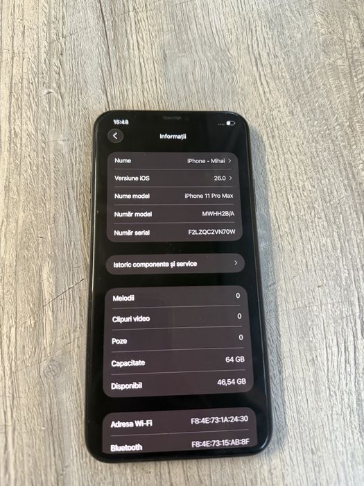 Vand iphone 11 Pro Max