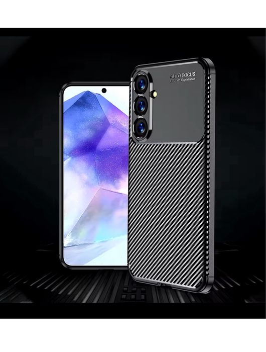 Samsung A25/A24/A12/A13/A14/A15/A16 - Husa Silicon Carbon Neagra Black