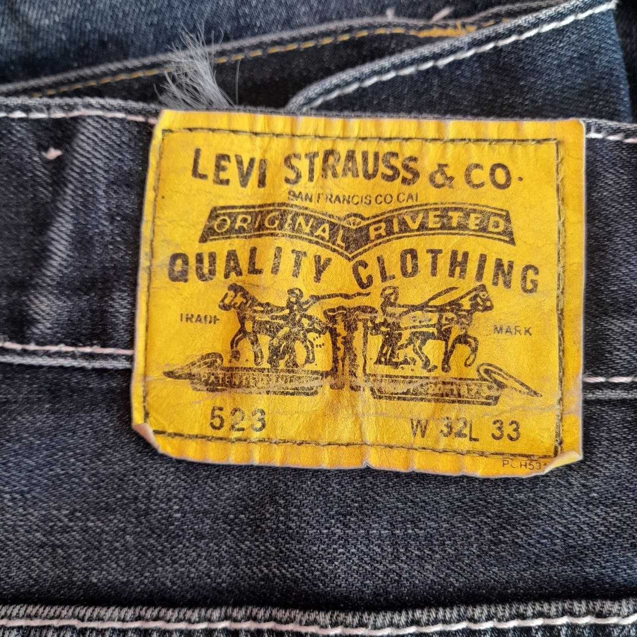 Джинсы Levis 523 Jeans / W32 L33 / Желтый патч. Редкие.