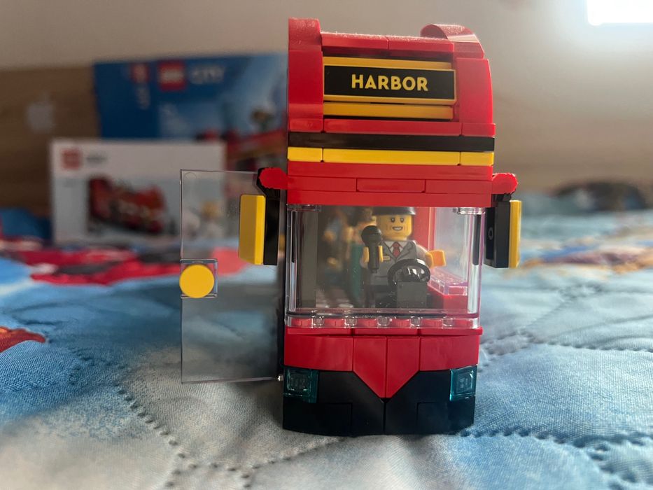 LEGO® City 60407 - Червен двуетажен автобус за обиколка