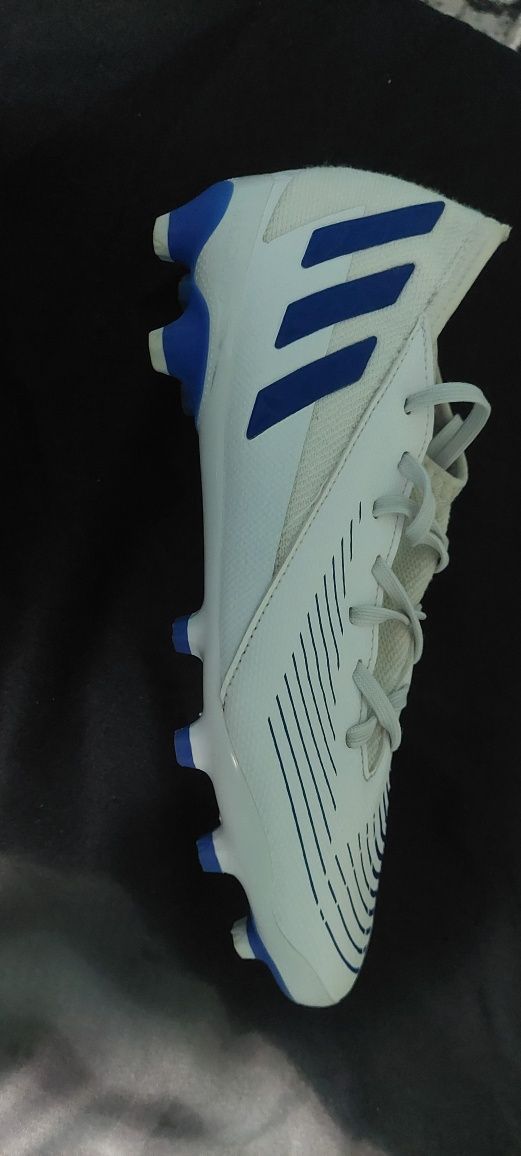 ghete fotbal adidas predator edge 3.0 alb