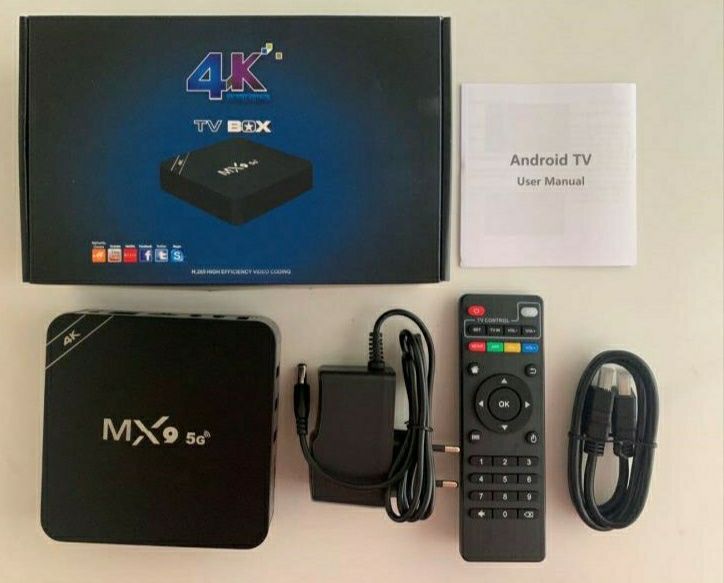 Смарт приставка для телевизора smart box MX9 5G