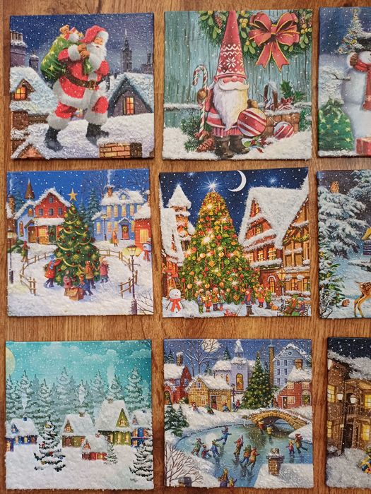 Коледни декорации и пана