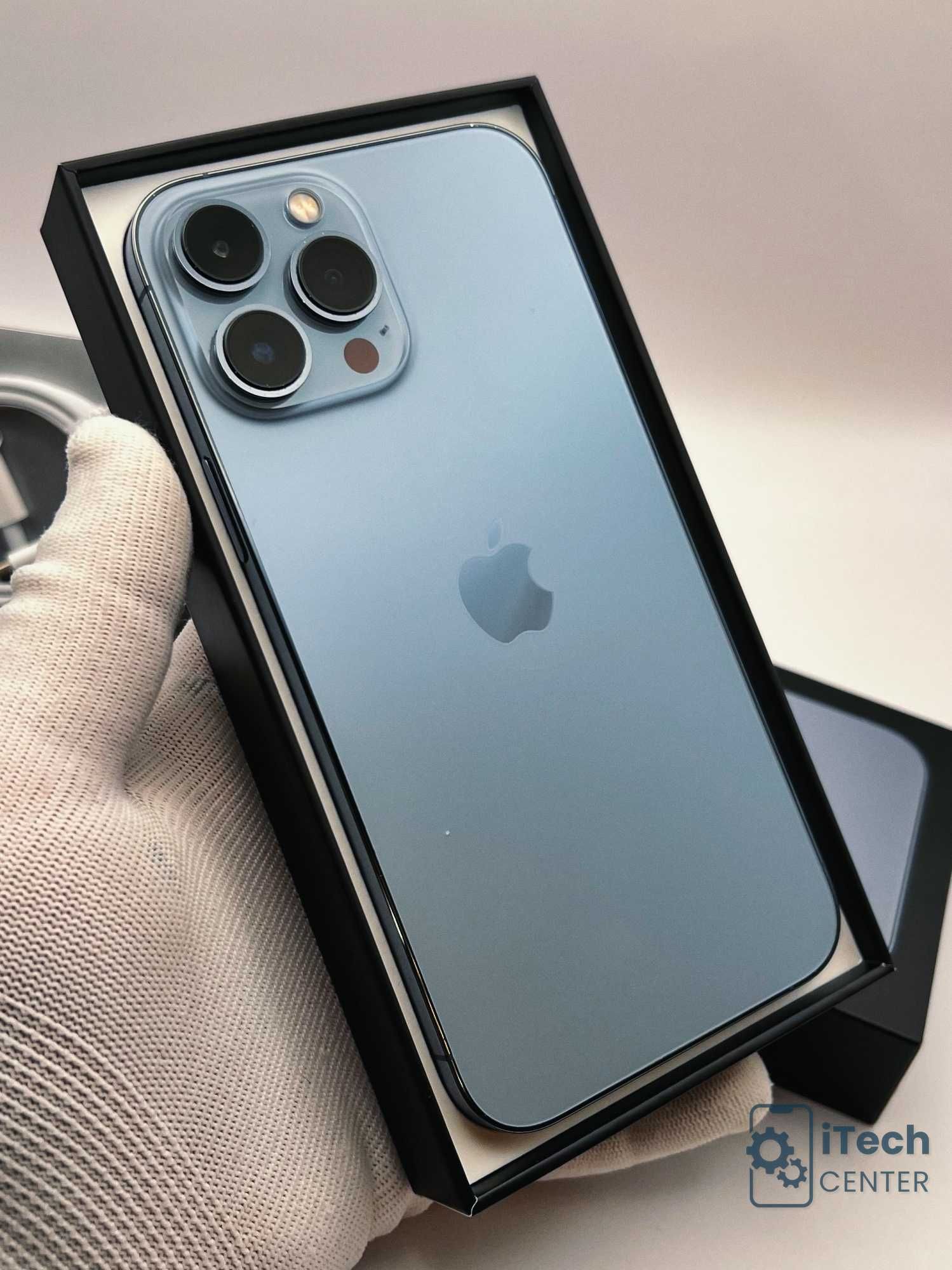 iPhone 13 Pro MAX, 512GB, Blue, 100% батерия, КАТО НОВ, ГАРАНЦИЯ!