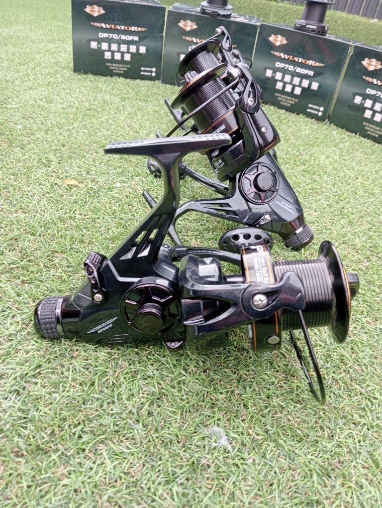 Aviator DP80FR, cu 11 rulmenti, tambur metalic LongCast