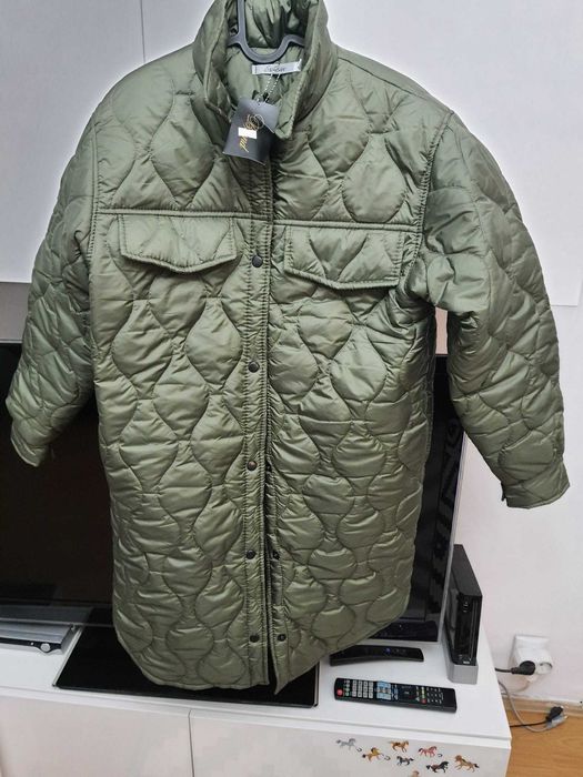 Geaca lunga de dama toamna/iarna - NOUA - Made in Ucraina - OCAZIE