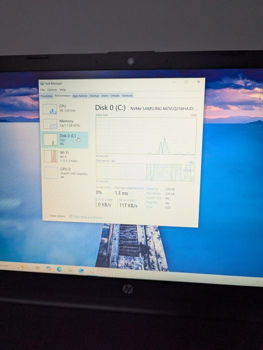 Laptop HP ca Nou  generatia 11