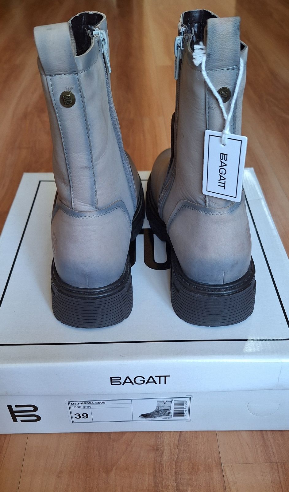 Bagatt нови дамски боти естествена кожа