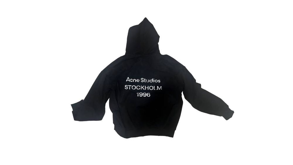 Худи Acne Studios Logo Black XL