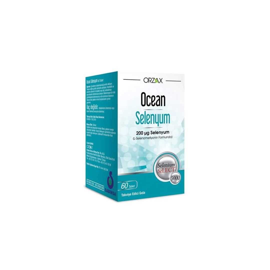 Orzax Ocean Selenium 200 mcg 60 tabs