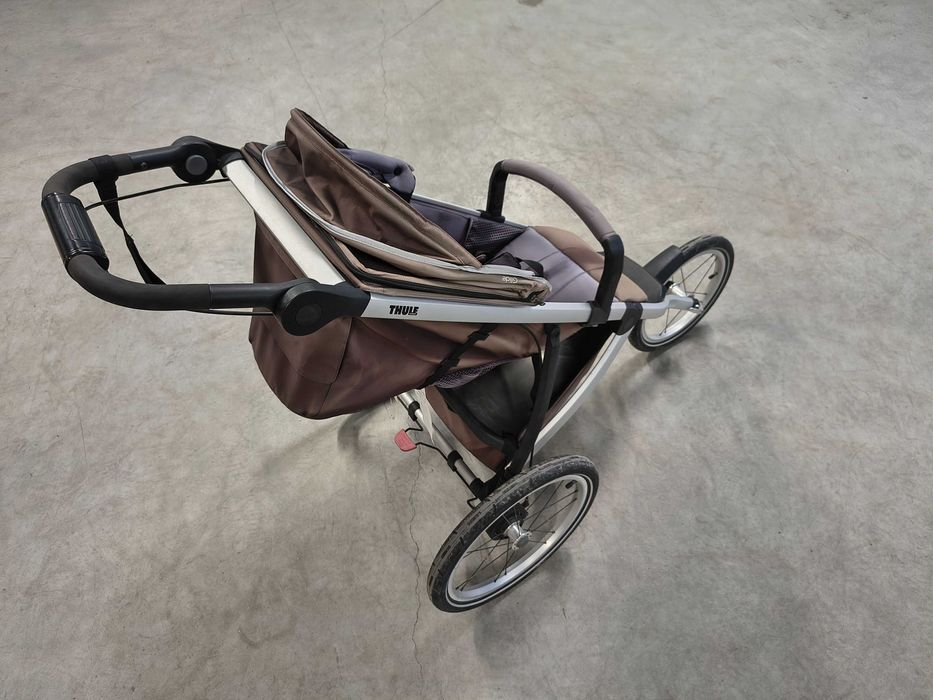 Carucior Thule Glide 2 Single Aluminium/Jet Black (model 2020)