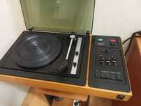 Pick up plus boxe Tesla + casetofon si amplificator JVC