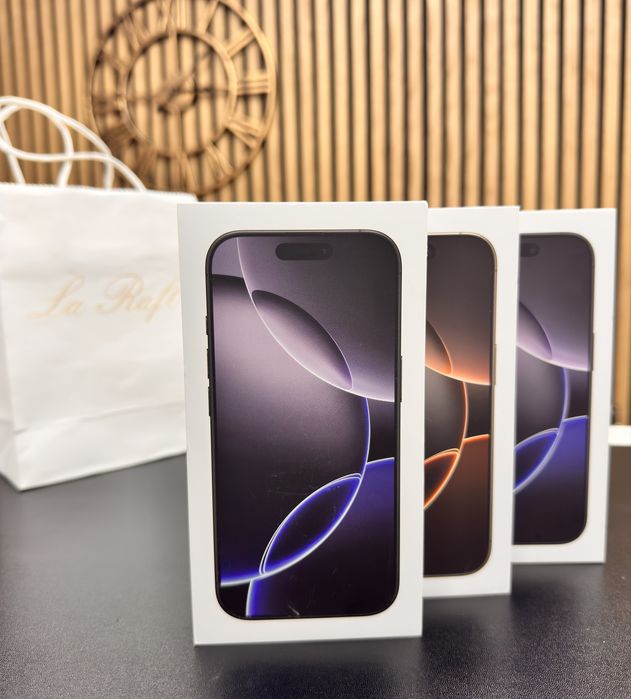 Iphone 16 pro 128 Gb / Noi /  Folie&Husa Gratuit!