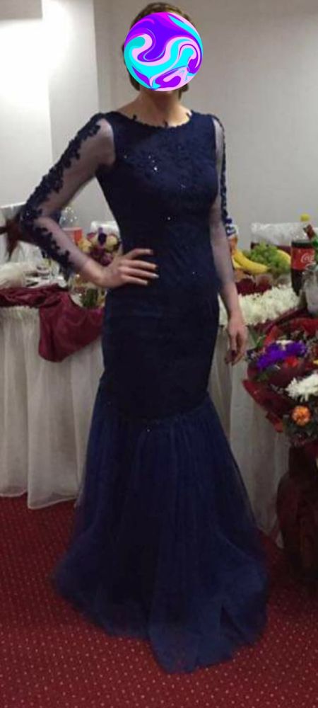 Rochie de seara bleumarin