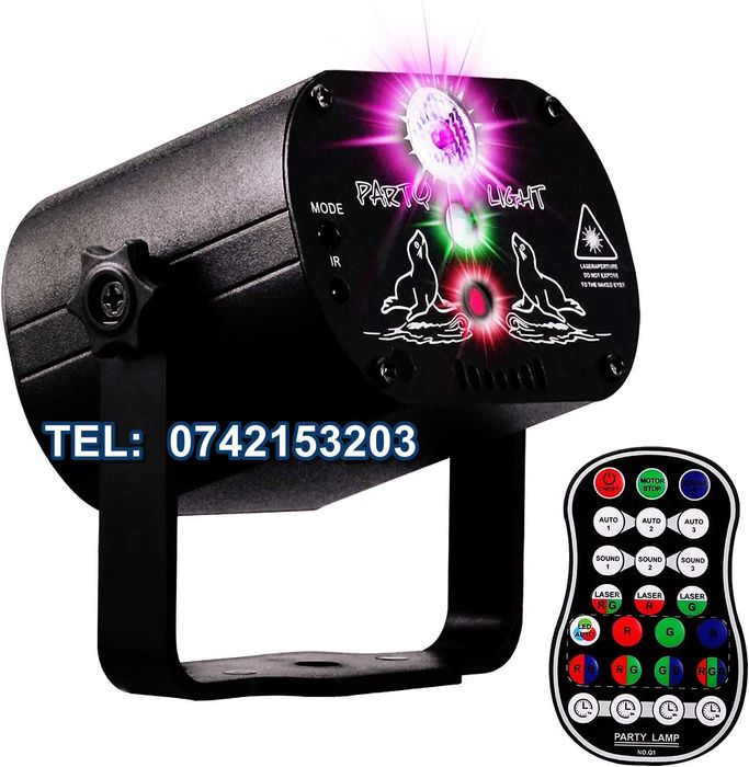 LASER  Dj Party Topolino UV RGB