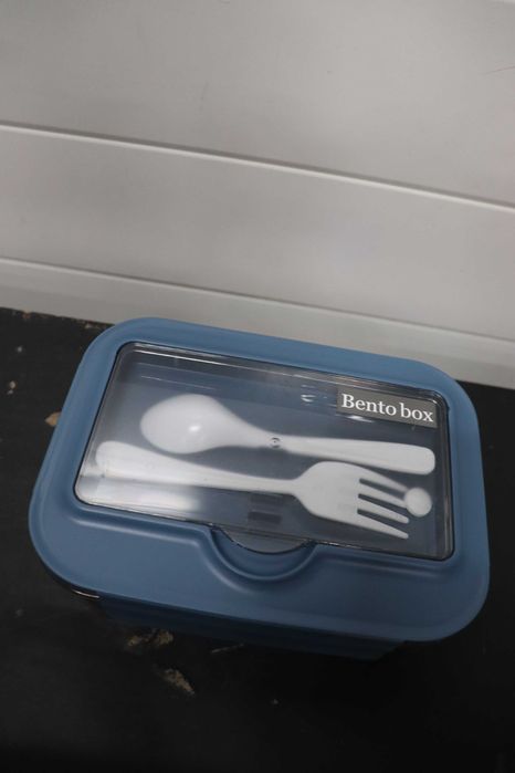 Кутия за обяд, BentoBox, 20,1 x 14,5 x 5 cm, синя, 1000ml