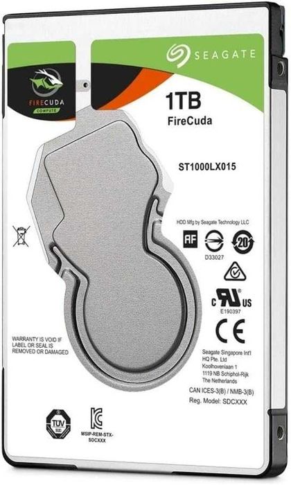 SSHD Seagate Firecuda 1TB SATA-3 6Gb/s 100% 128Mb Cache